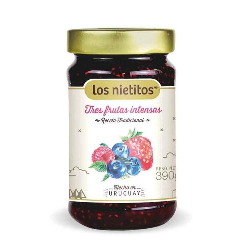 MERMELADA 3 FRUTAS 390G