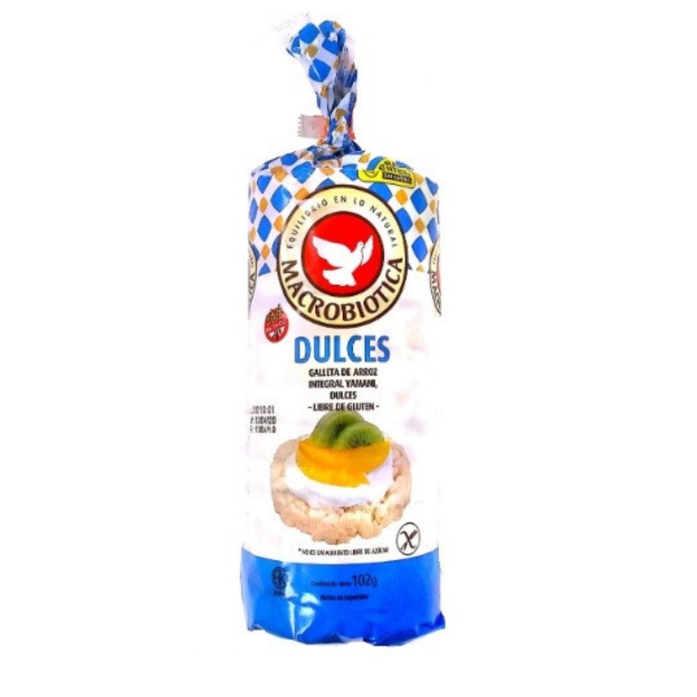 GALLETA DE ARROZ INTEGRAL YAMANI DULCE - MACROBIOTICA 102GR