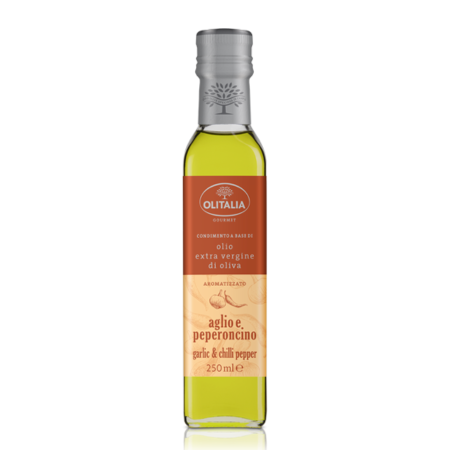 ACEITE OLIVA CON AJO Y AJI 250 ML