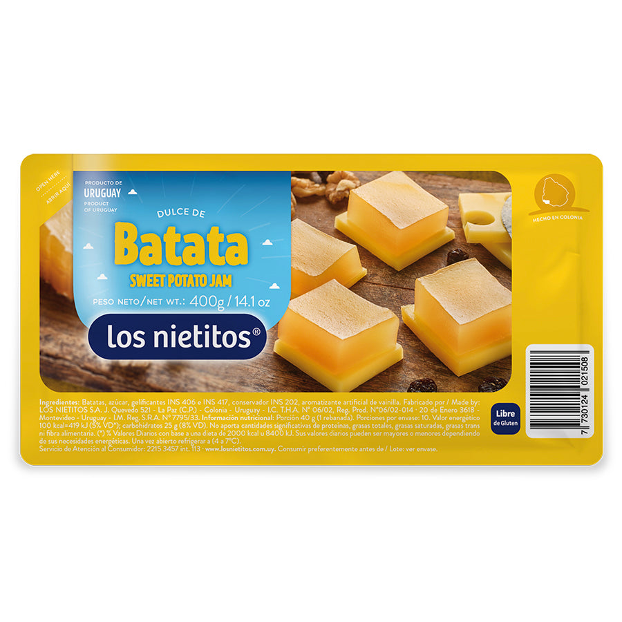 DULCE DE BATATA 400G