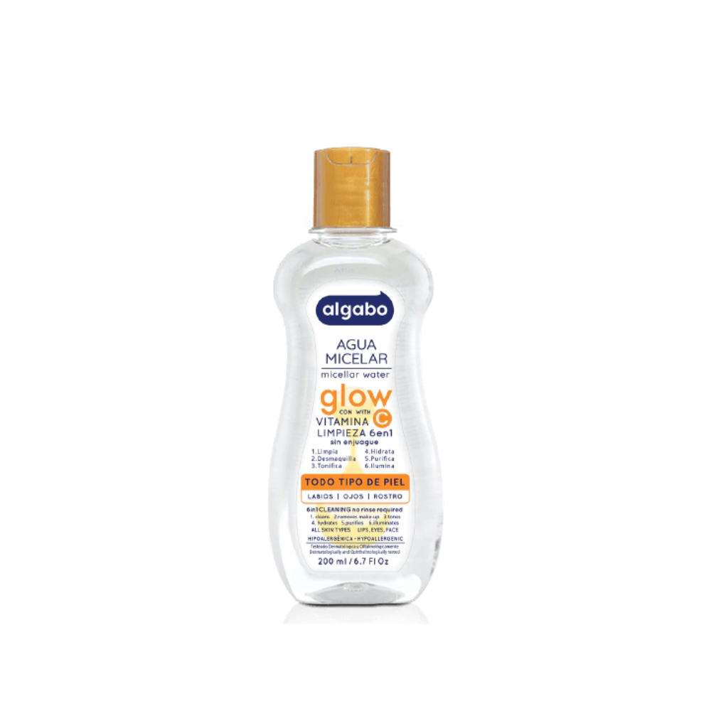 AGUA MICELAR GLOW CON VITAMINA C