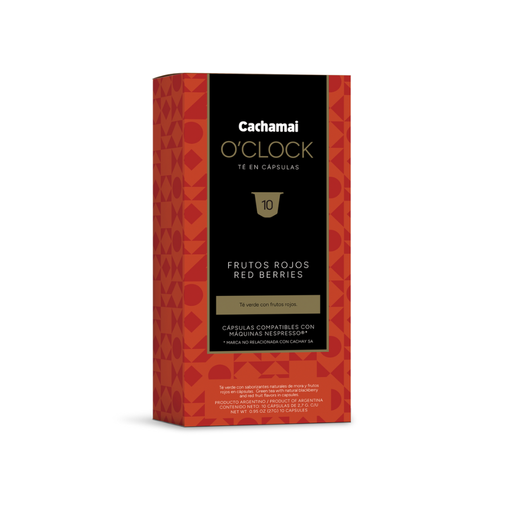 CÁPSULAS DE TÉ FRUTOS ROJOS