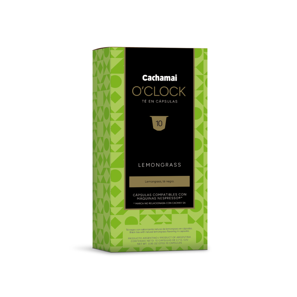 CÁPSULAS DE TÉ LEMONGRASS
