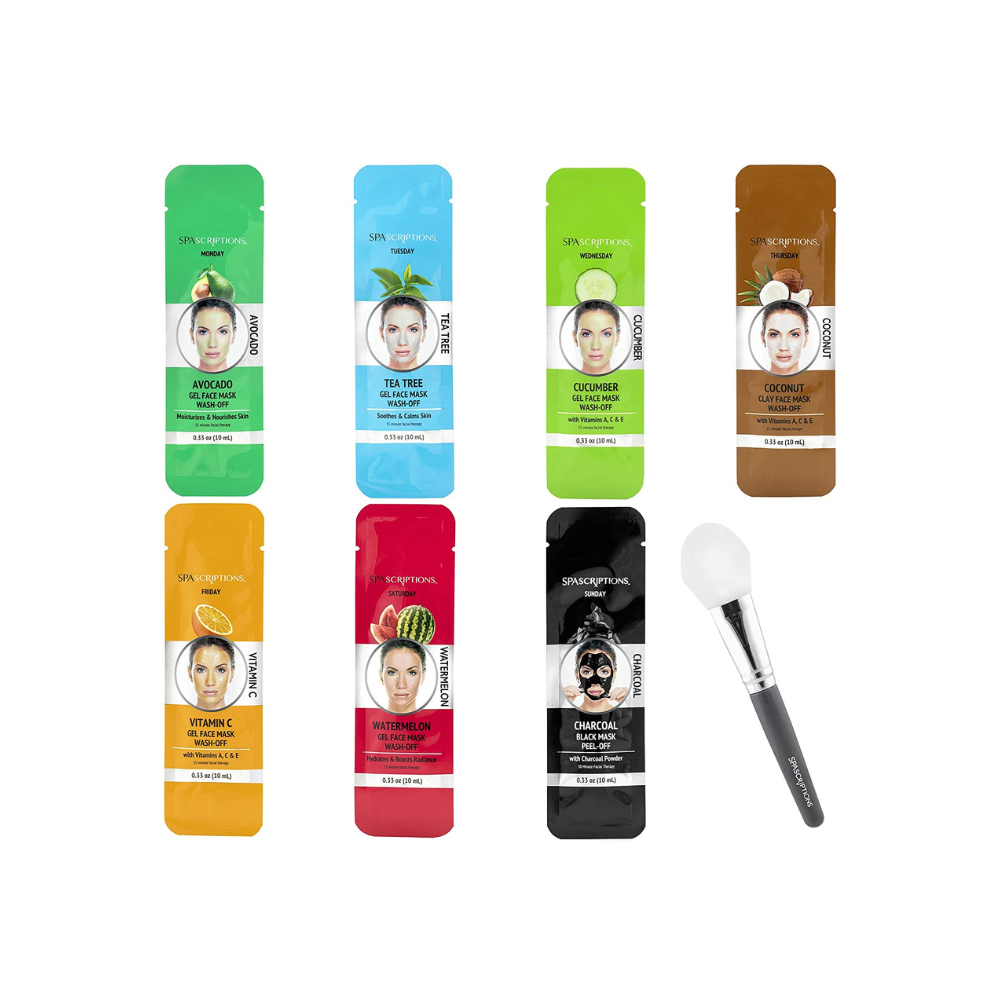 SET 7 MASCARAS FACIALES + APLICADOR