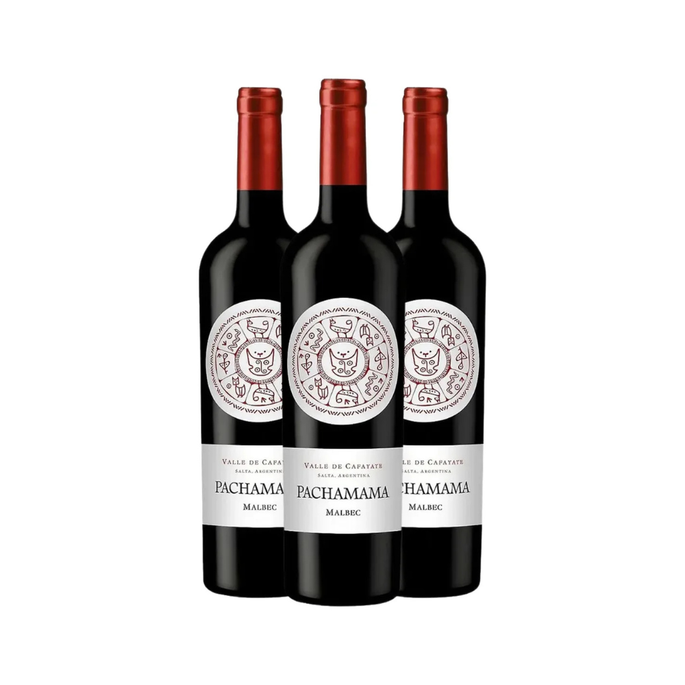 3 PACHAMAMA MALBEC 750ML