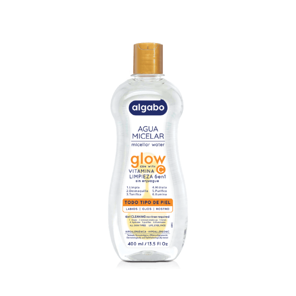 AGUA MICELAR GLOW CON VITAMINA C