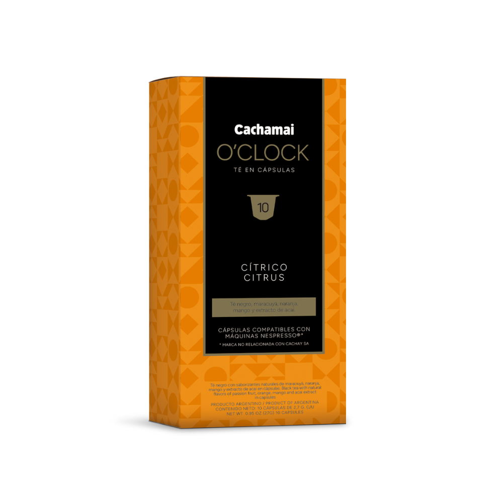 CÁPSULAS DE TÉ CÍTRICO