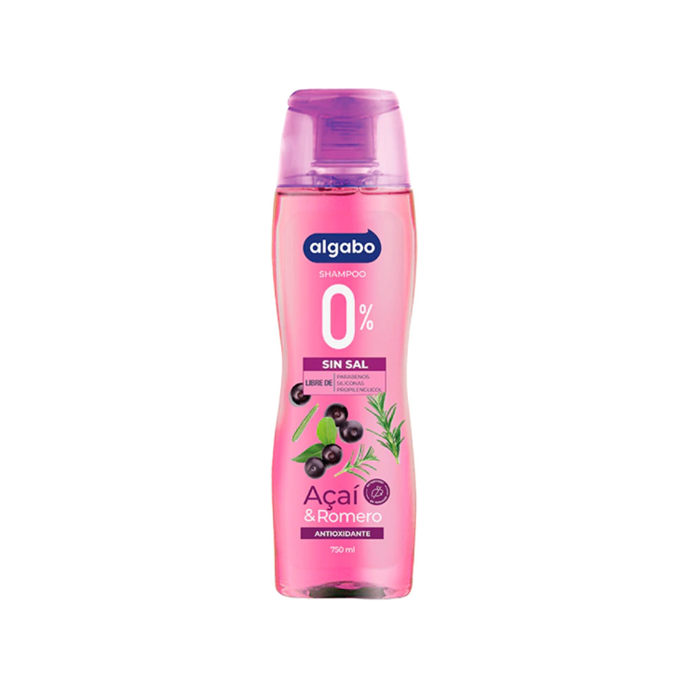 SHAMPOO SIN SAL ACAÍ & ROMERO 750ML