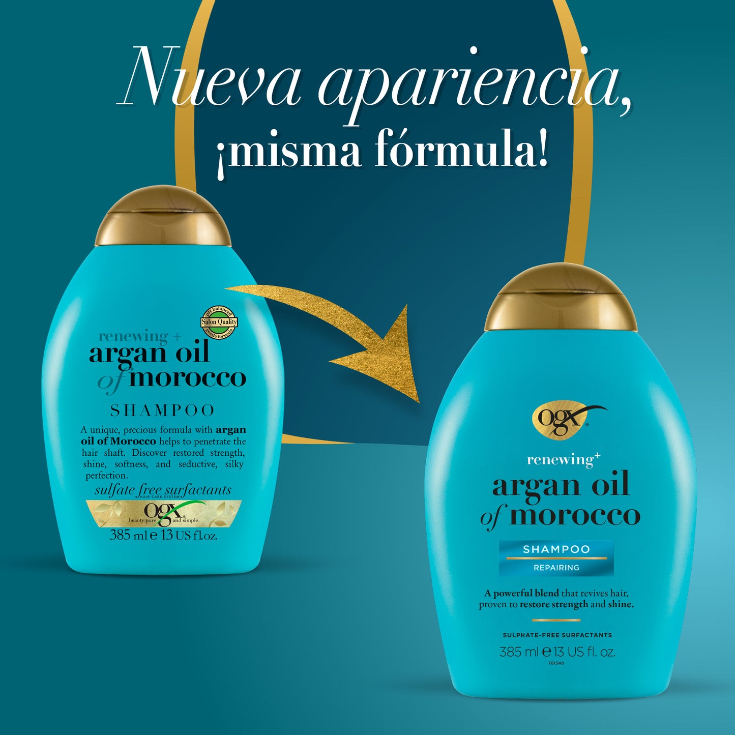 OGX ARGAN MOROCCO SHAMPOO 385ML