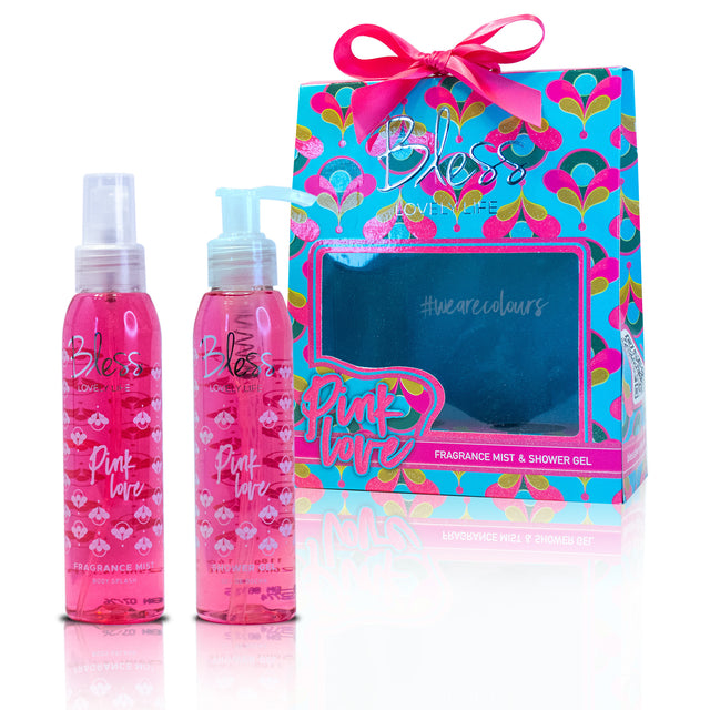 DUO BODY SPLASH 125 ML + SHOWER GEL 120 ML BLESS PINK LOVE