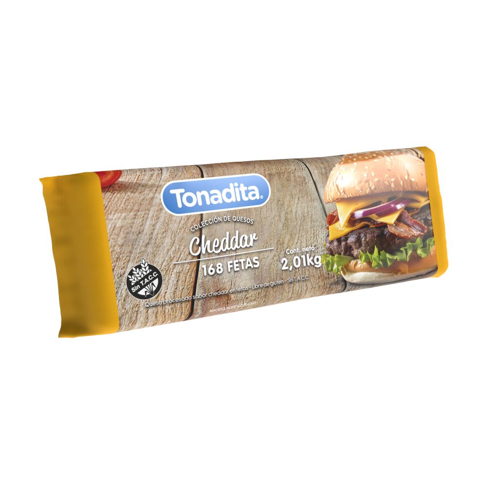 QUESO CHEDDAR 168 FETAS