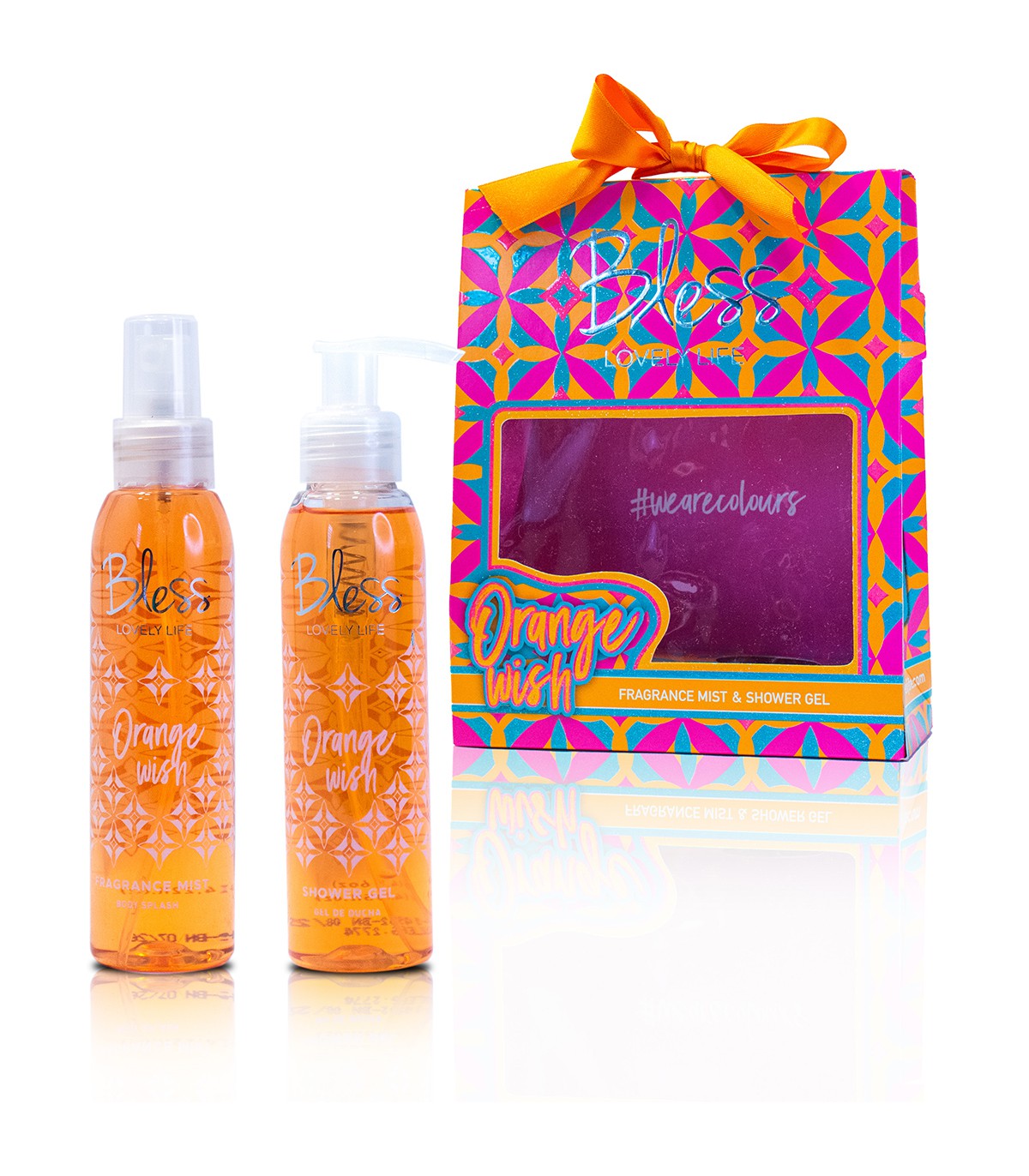 DUO BODY SPLASH 125 ML + SHOWER GEL 120 ML ORANGE WISH