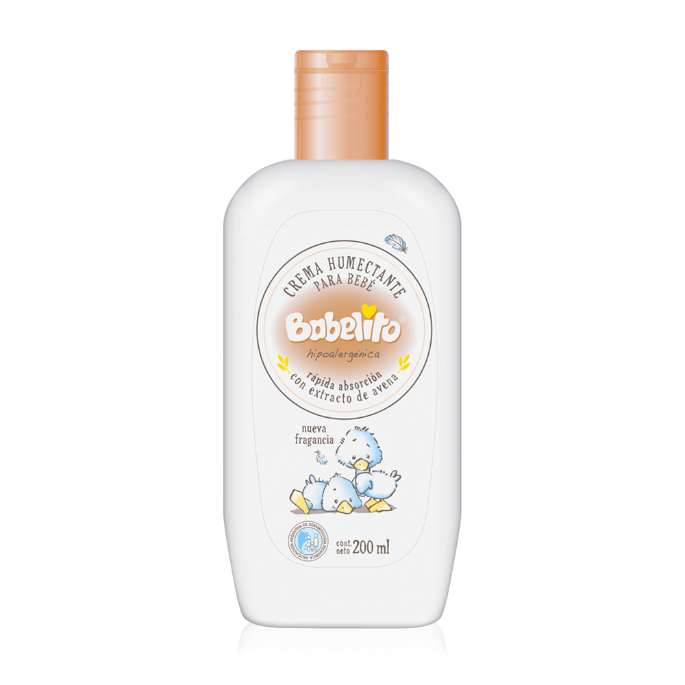 CREMA HUMECTANTE PARA BEBÉ CON EXTRACTO DE AVENA 200 ML