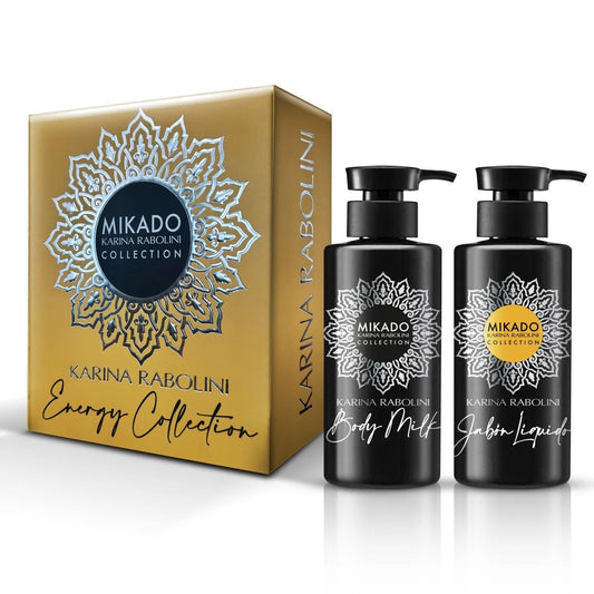 DUO ENERGY BODY MILK +  JABON LIQUIDO
