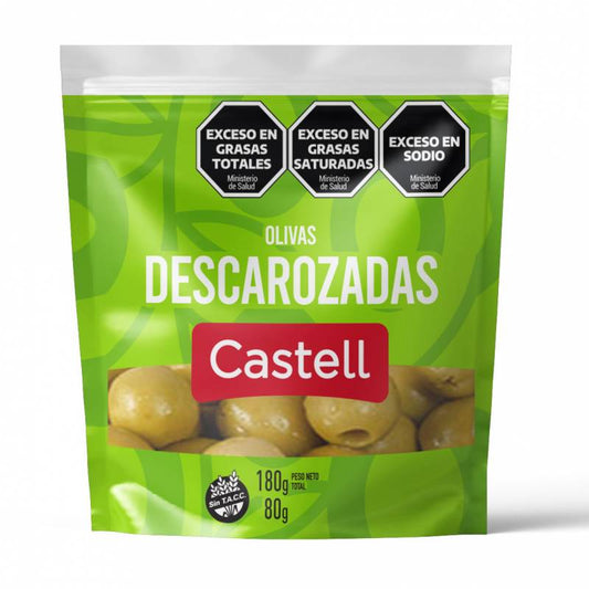 ACEITUNAS VERDES DESCAROZADAS DOY PACK CASTELL