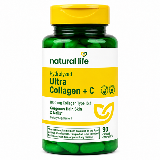 COLÁGENO HIDROLIZADO 1000 MG 90 COATED CAPLETS + VIT C