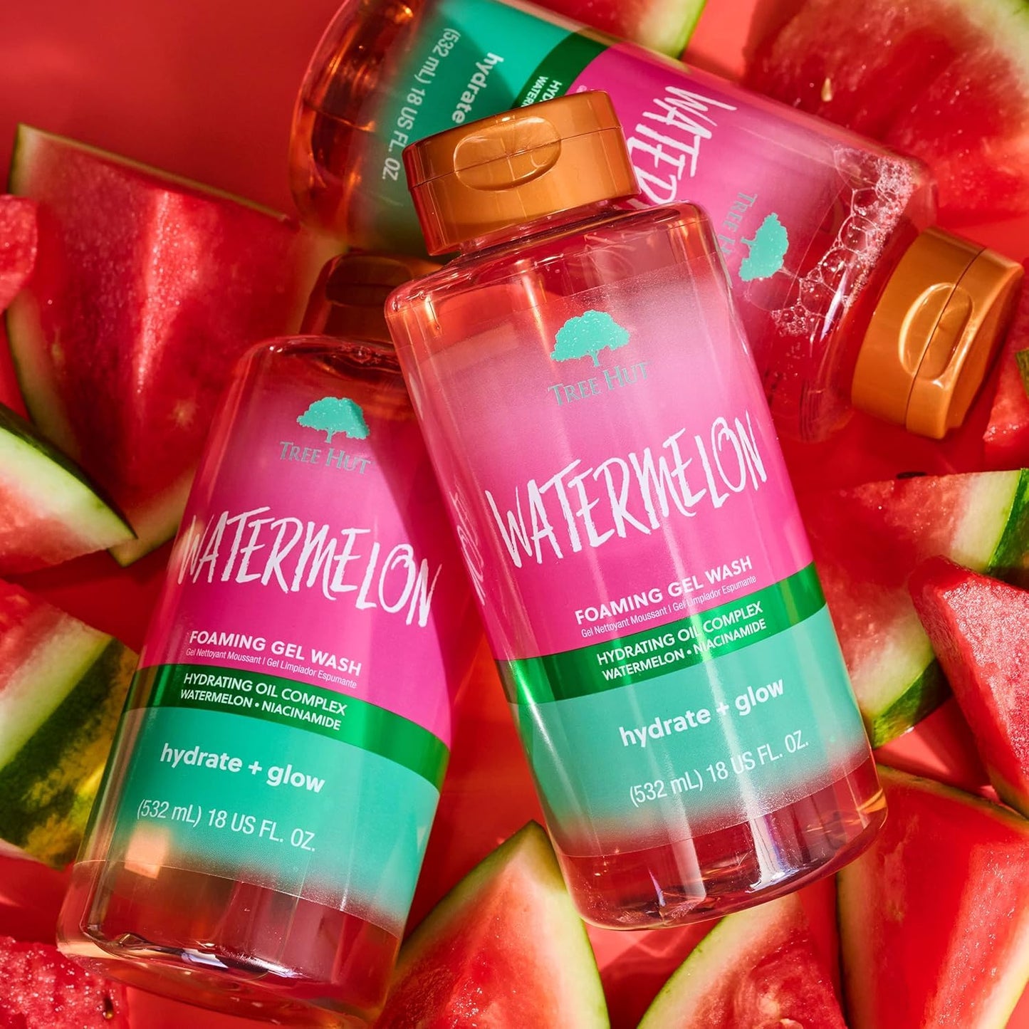 GEL DE DUCHA WATERMELON  532 ML TREE HUT