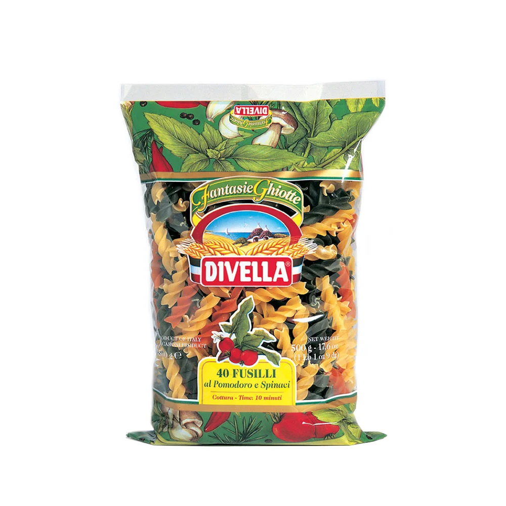 FUSSILLI AL POMODORO E SPINACI 500G