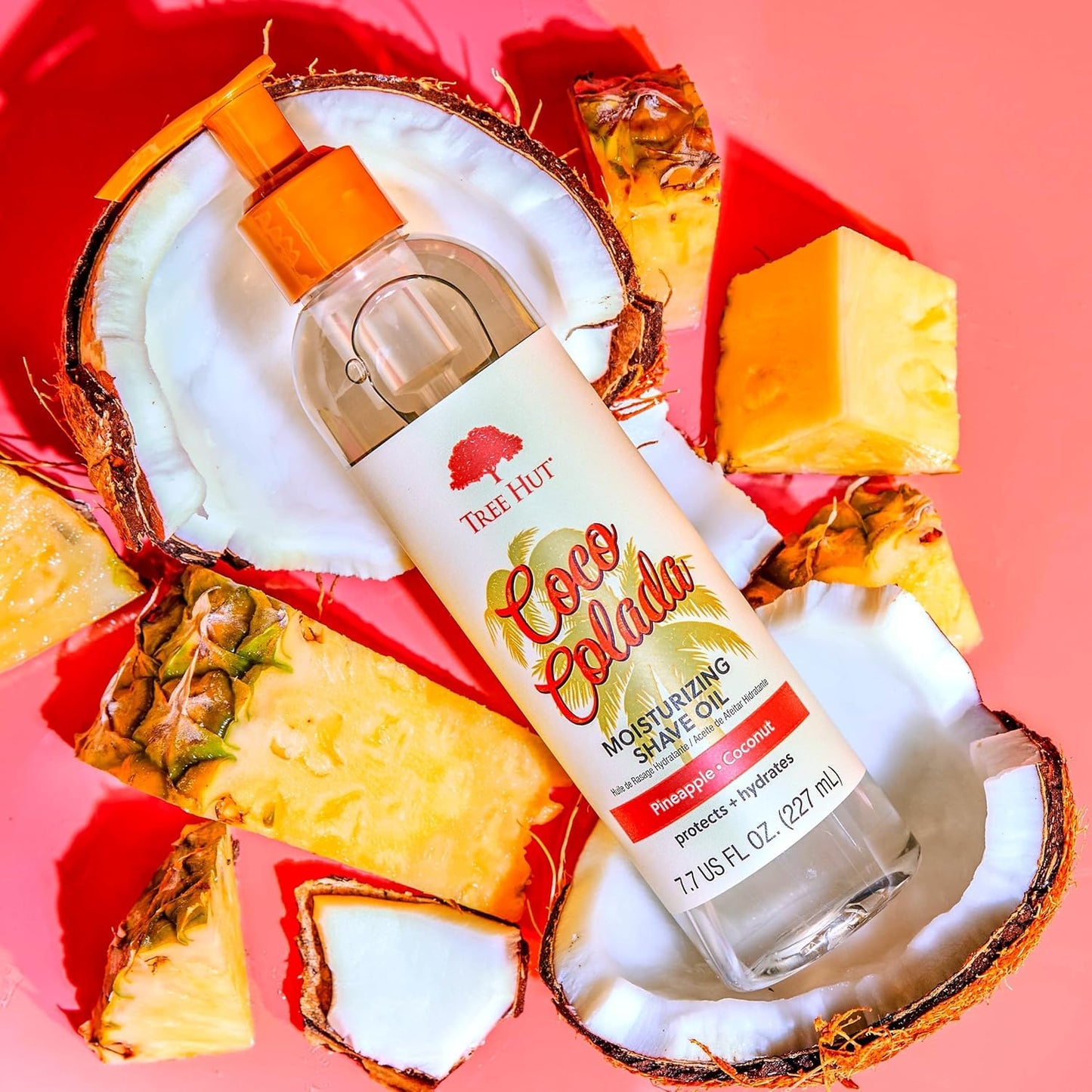 ACEITE CORPORAL COCO COLADA 227 ML TREE HUT