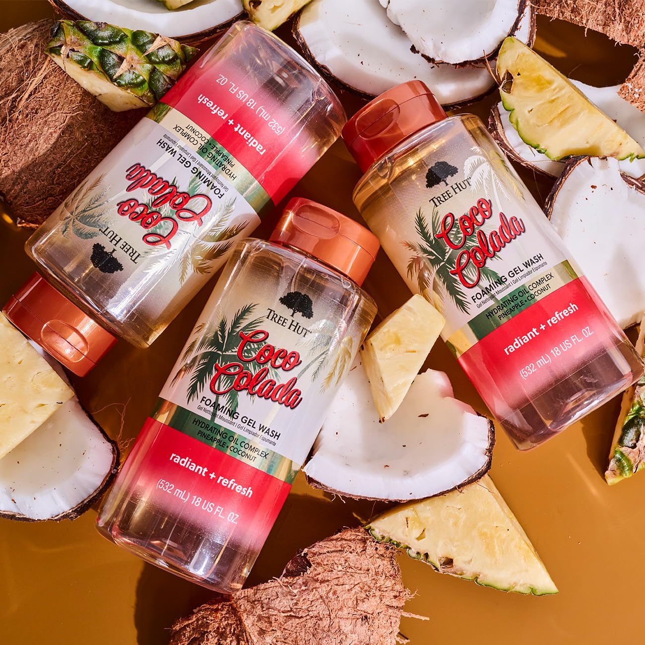 GEL DE DUCHA COCO COLADA  532 ML TREE HUT