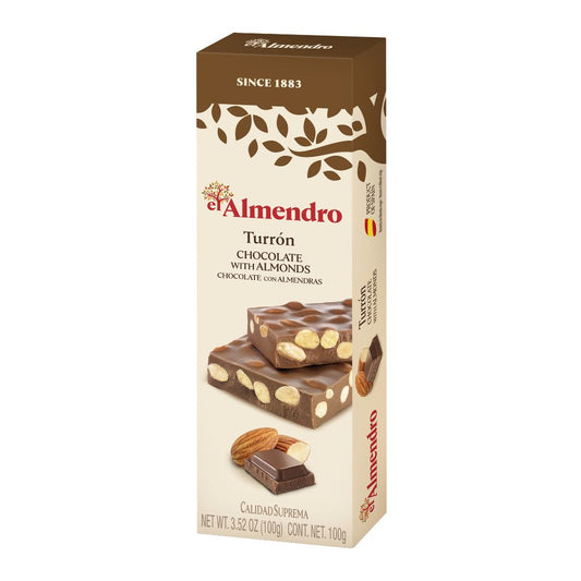 TURRÓN CHOCO C/ ALMENDRAS 100G