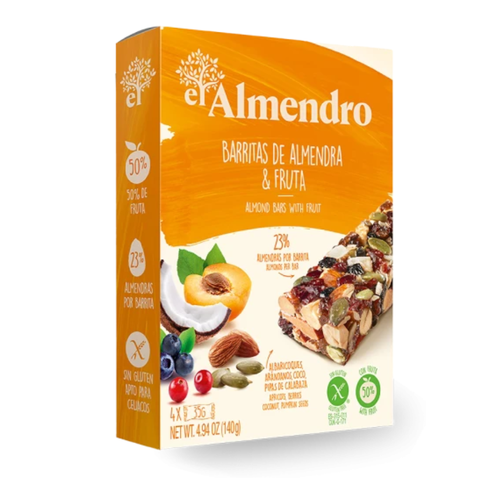 BARRITA DE ALMENDRAS & FRUTAS 140GR