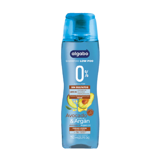 SHAMPOO SIN SAL AVOCADO Y ARGÁN 750ML