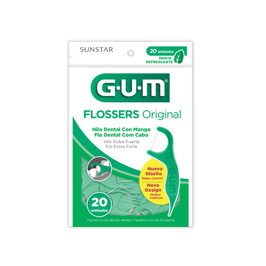 GUM FLOSSERS ORIGINAL X 20 UND