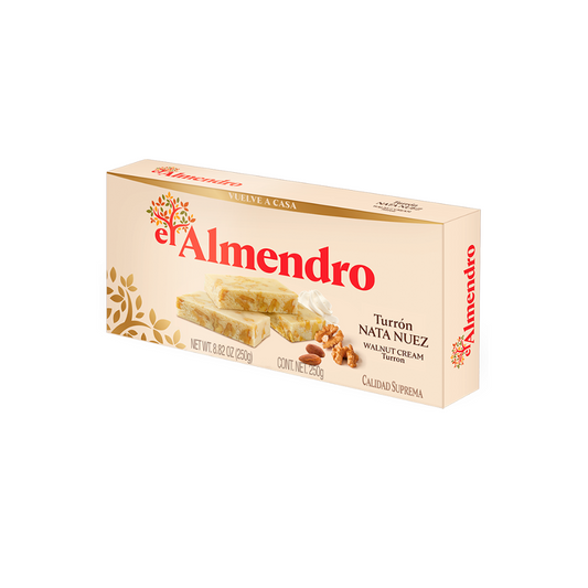 TURRÓN DE NATA Y NUEZ 250G