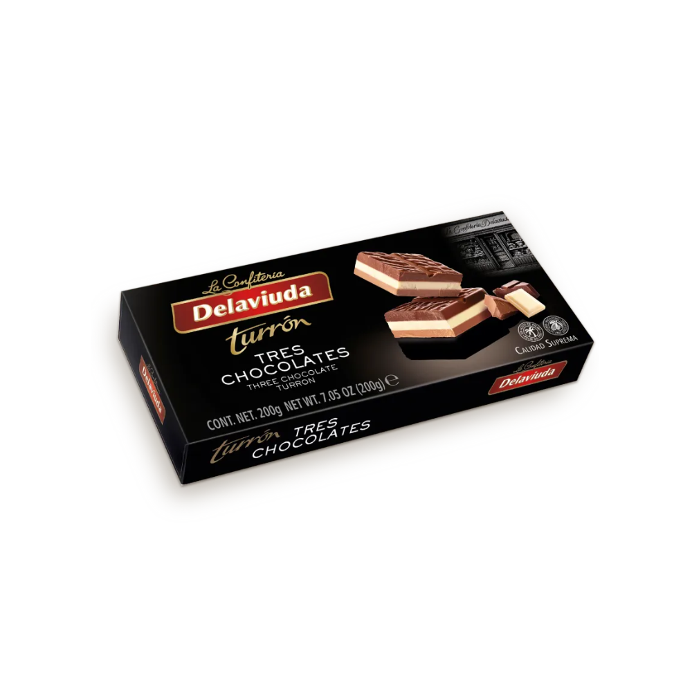 TURRÓN TRES CHOCOLATES