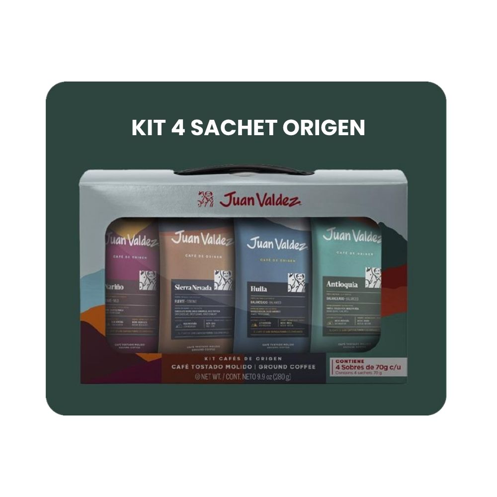 KIT 4 SACHET ORIGEN JUAN VALDEZ