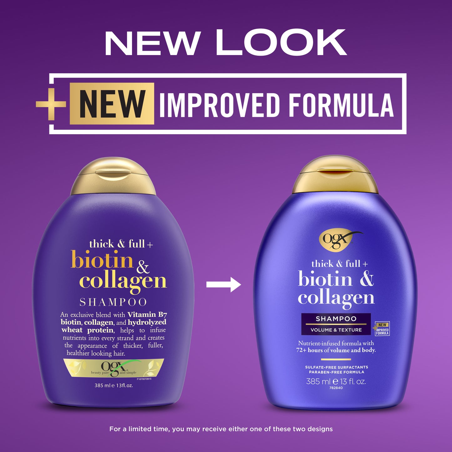 OGX BIOTIN & COLLAGEN SHAMPOO 385ML