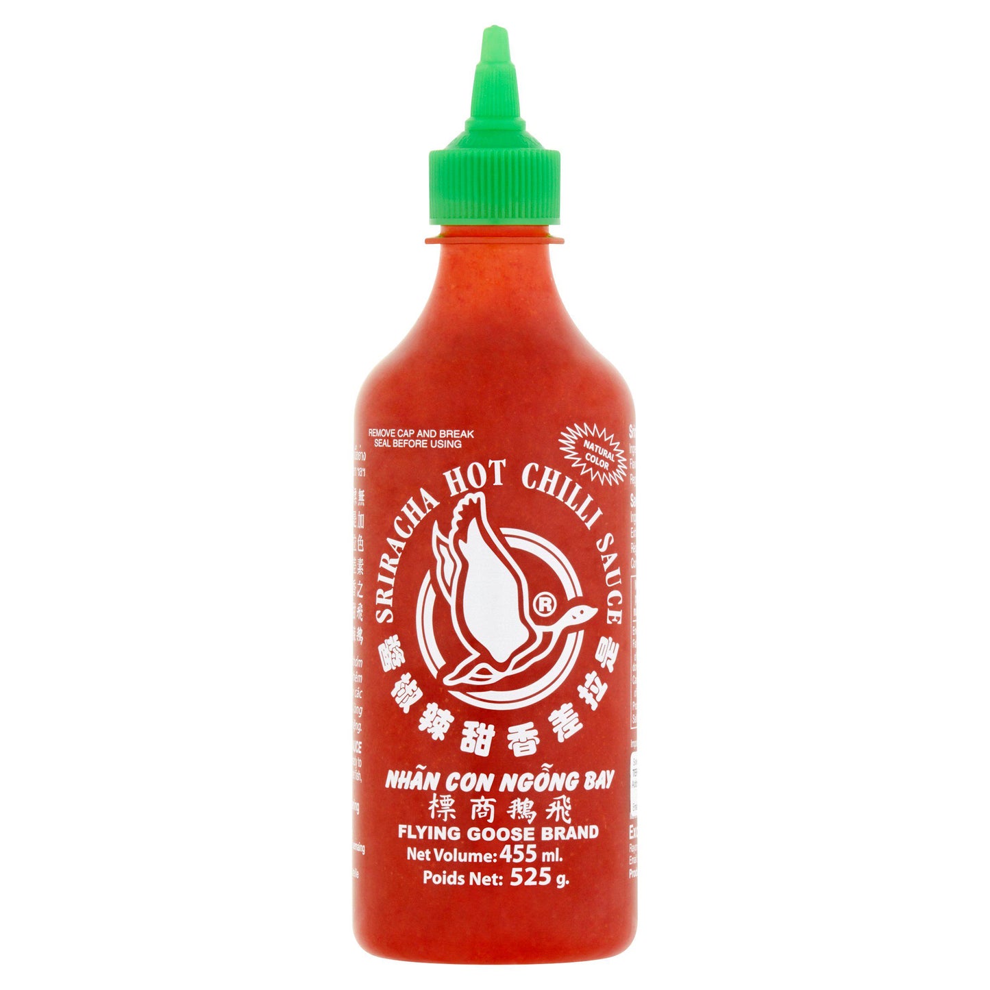 SRIRACHA HOT CHILLI SAUCE 455ML