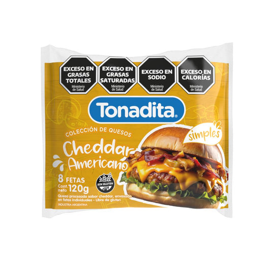 QUESO CHEDDAR 8 FETAS
