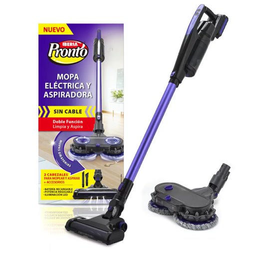 IBERIA PRONTO MOPA ELECTRICA Y ASPIRADORA TODO EN UNO