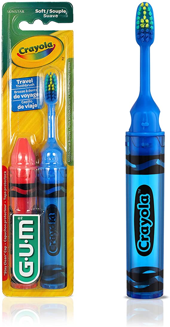 GUM KIDS CRAYOLA VIAJERO C/TAPA X 2 SUAVE