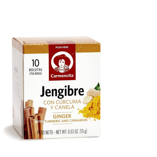 TÉ JENGIBRE CON CURCUMA Y CANELA