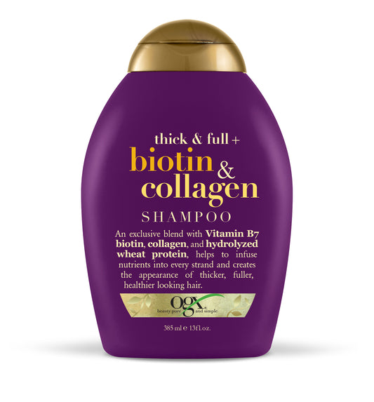 OGX BIOTIN & COLLAGEN SHAMPOO 385ML