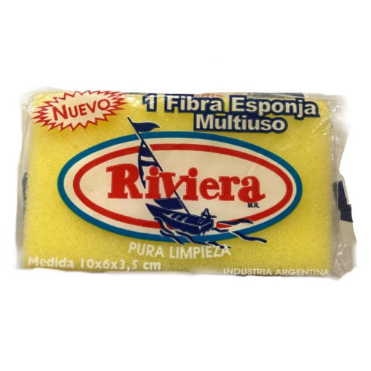 ESPONJA DE FIBRA CUADRICULADA RIVIERA