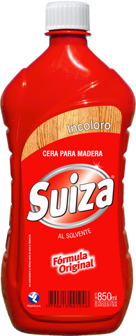 SUIZA CERA LIQUIDA NATURAL X 850 ML