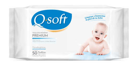 TOALLITAS BABY CLASICA QSOFT X 50UND