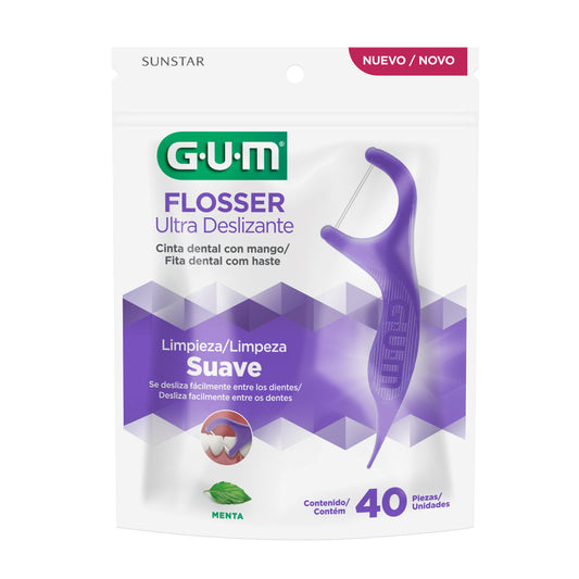 GUM FLOSSERS ULTRA DESLIZANTE X 40 UND