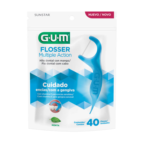 GUM FLOSSERS MULTIPLE ACTION X 40 UND