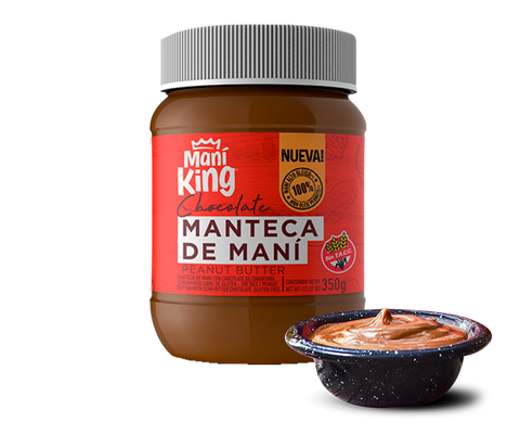 MANTECA DE MANI CHOCOLATE 350 GR