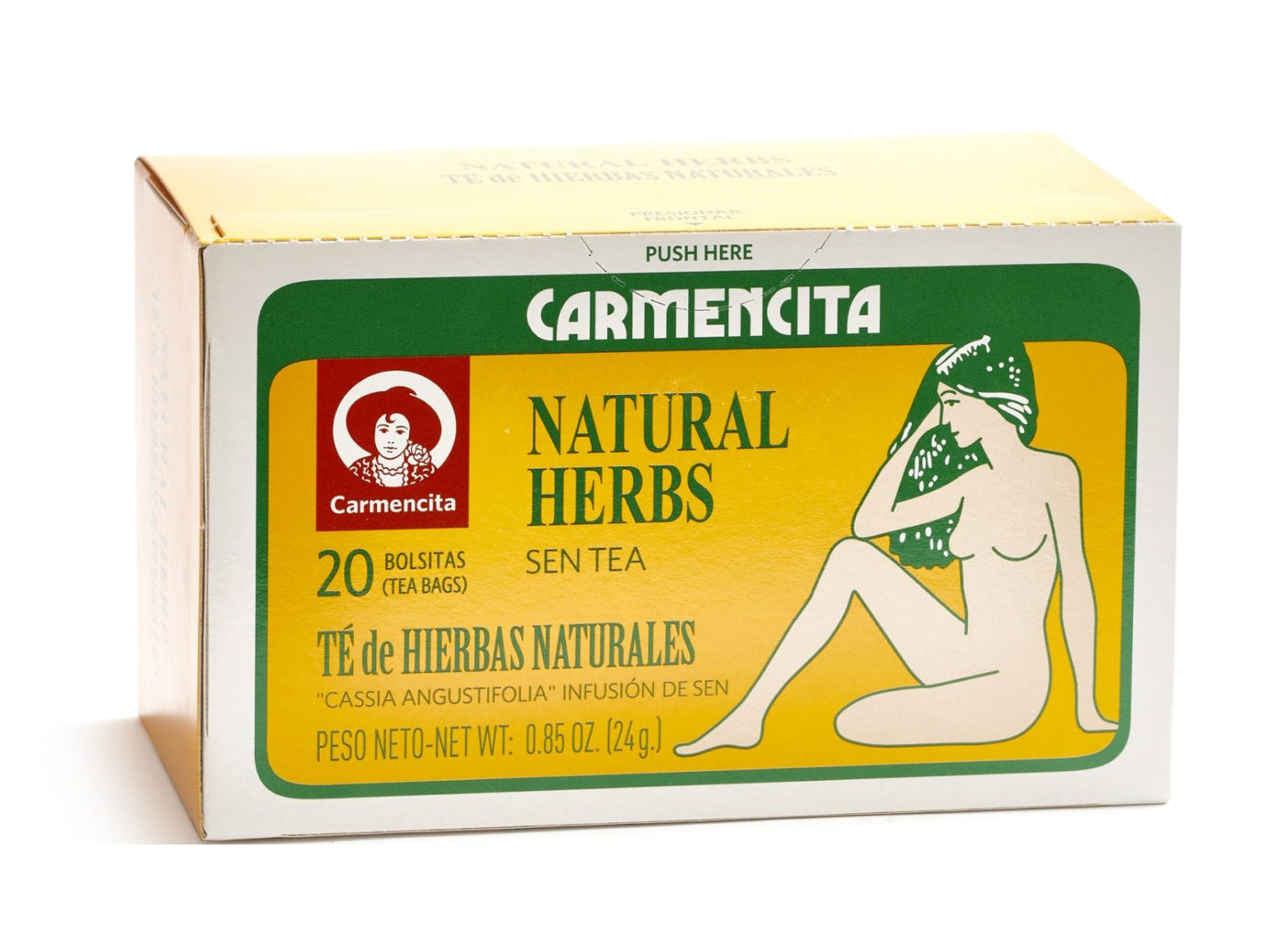 TÉ HIERBAS NATURALES 20 UND CARMENCITA