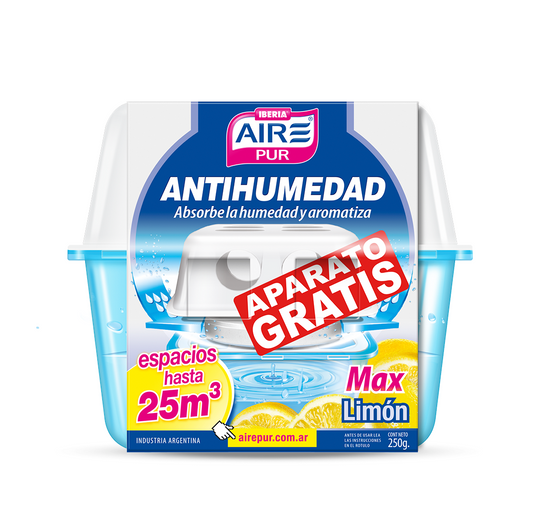 ANTIHUMEDAD MAX + DESOD LIMON 250 AIRE PUR