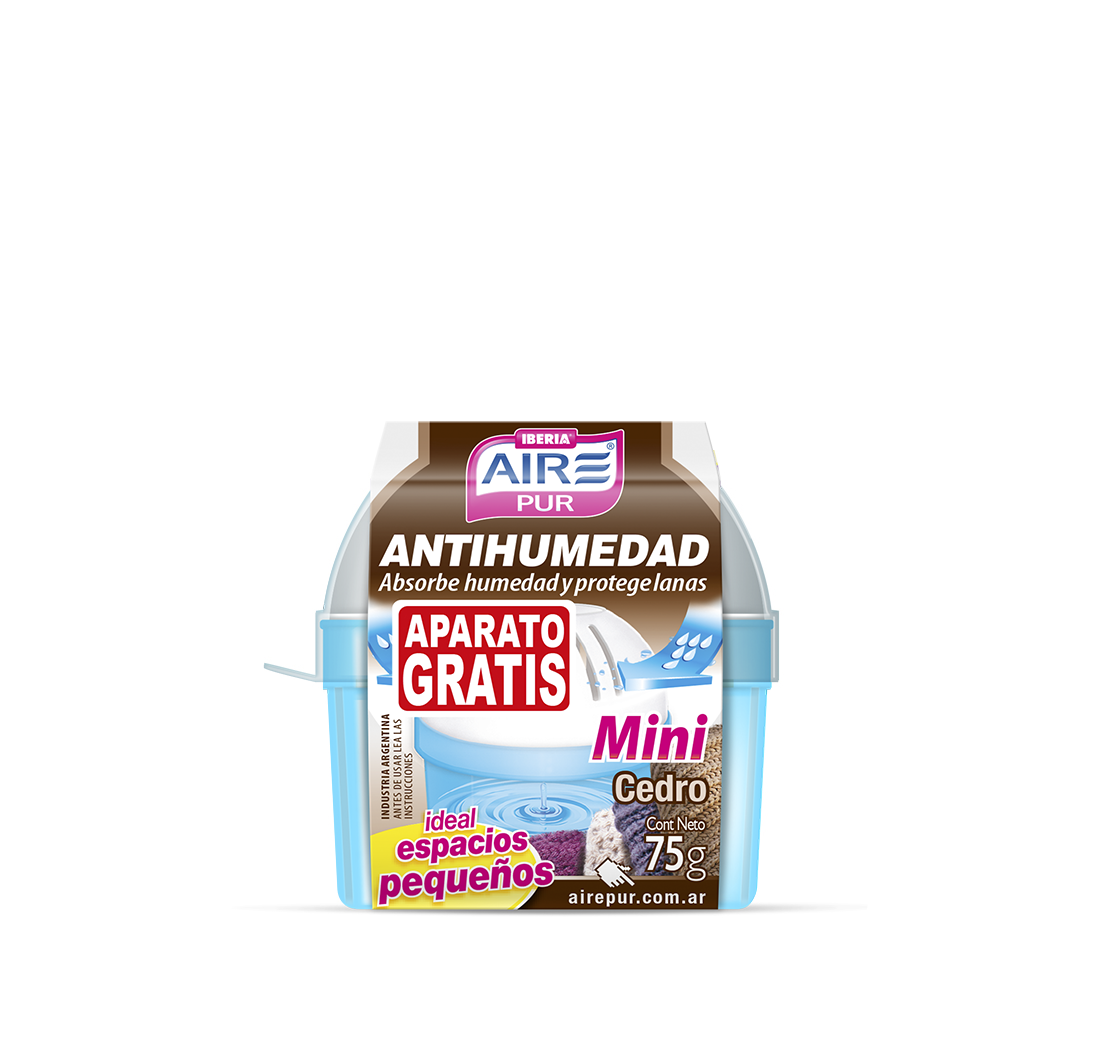 ANTIHUMEDAD MINI CEDRO 75 G. AIRE PUR