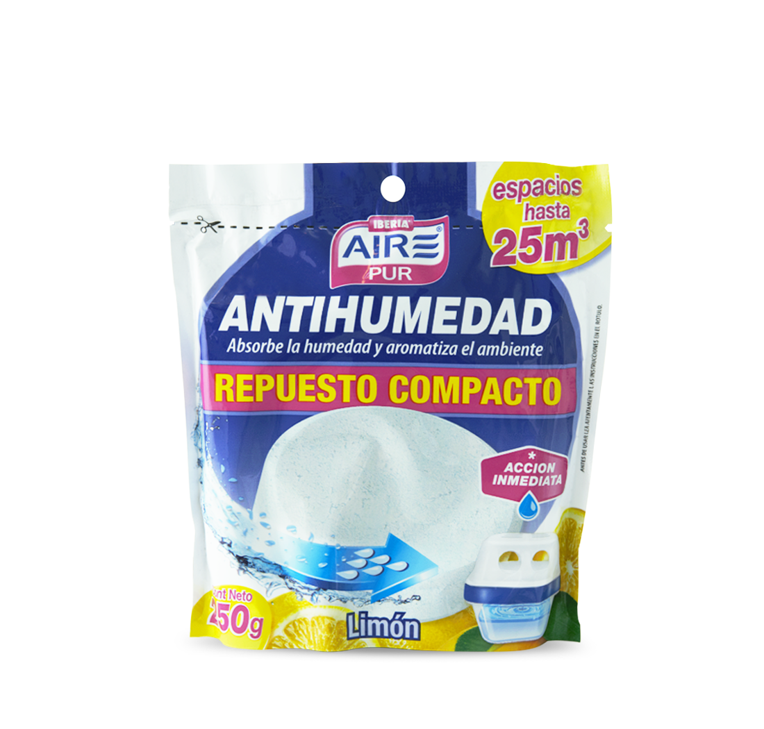 ANTIHUMEDAD REPUESTO LIMÓN 250 G AIRE PUR