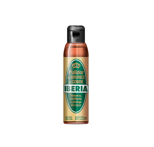 PULIDOR RENOVADOR DE BRONCE Y COBRE 125 ML IBERIA